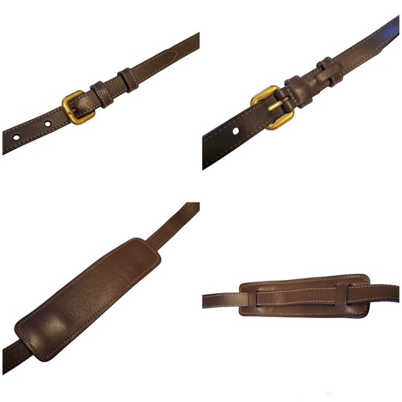 PRADA Logo Jacquard Canvas Crossbody Camera Bag - Picture 9 of 16